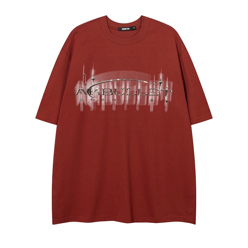 Áo thun phông unisex AKBULLET mạ bạc TSS23043 by COCCACH