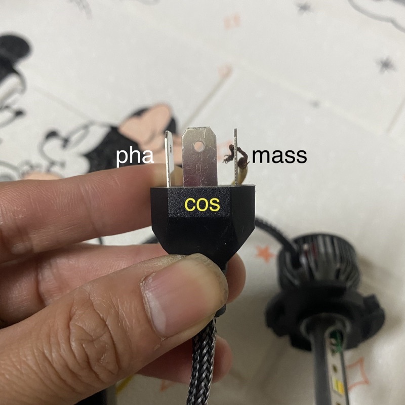 Đèn led mini T6 chân BA20D gắn SCR-GZ125,150