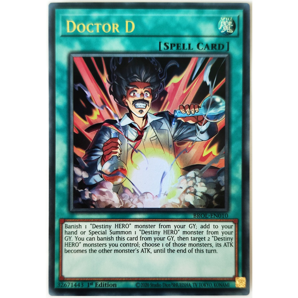 [Thẻ Yugioh] Doctor D |EN| Ultra Rare