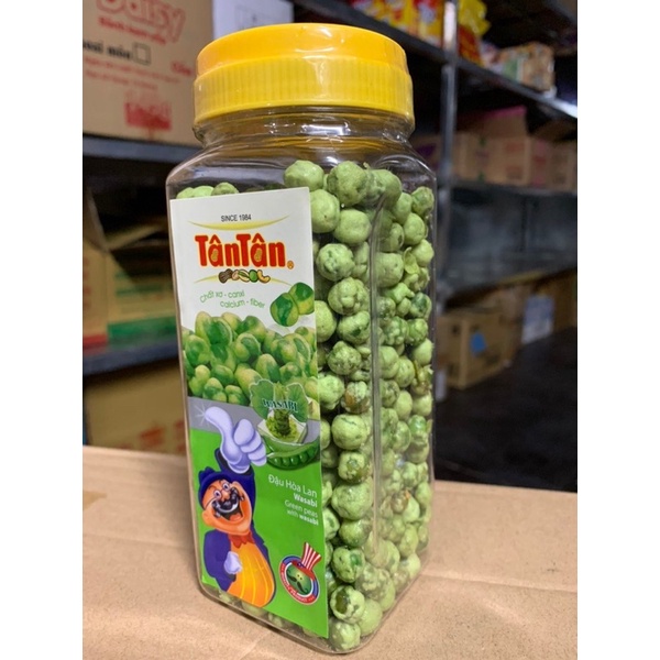 Đậu Phộng Tân Tân Hũ 190g Snack và Đậu Thập Cẩm/Đậu Hà Lan Wasabi....