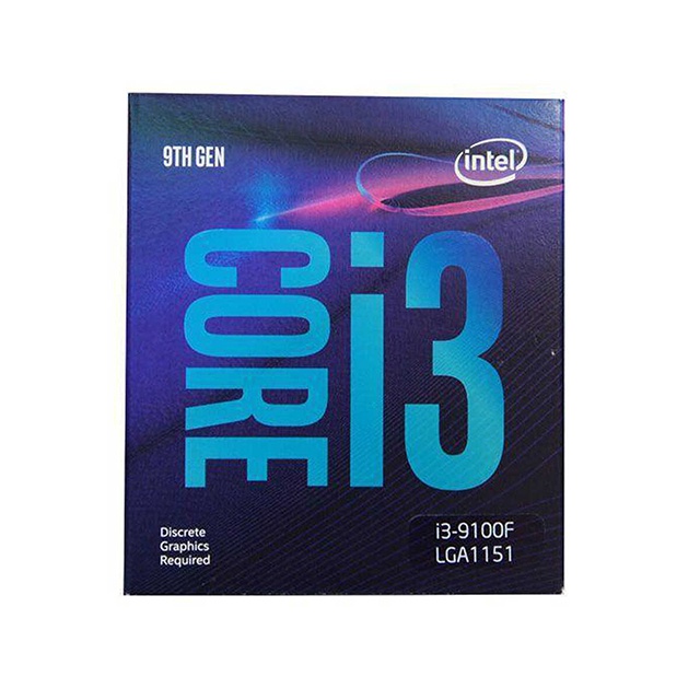 Chip CPU Core i3 9100F (3.6GHz Turbo Up To 4.2GHz, 4 nhân 4 luồng, 6MB Cache, Coffee Lake)