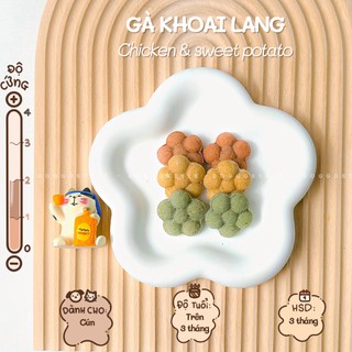 Bánh Phi Lê Gà Khoai Lang Yến Mạch Sấy Khô Cho Chó Mèo DOGGO Homemade Không Chất Bảo Quản - Treat Đồ Ăn Vặt Cho Thú Cưng