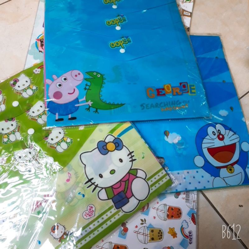 Bìa đựng hồ sơ, bìa kẹp hồ sơ A4 hình hoạt hình dễ thương