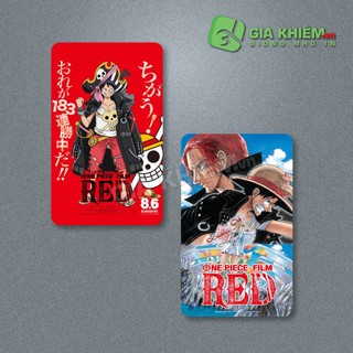 Card bo góc giấy one piece film red