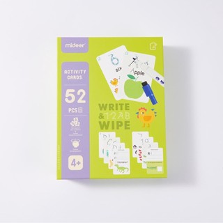 Bộ thẻ học viết và xóa được - Mideer Write and Wipe Card  - cho bé từ 2 tuổi trở lên