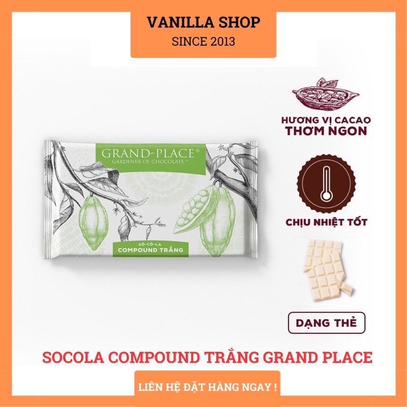 Grand Place Socola Compound 1kg( đen hoặc trắng)