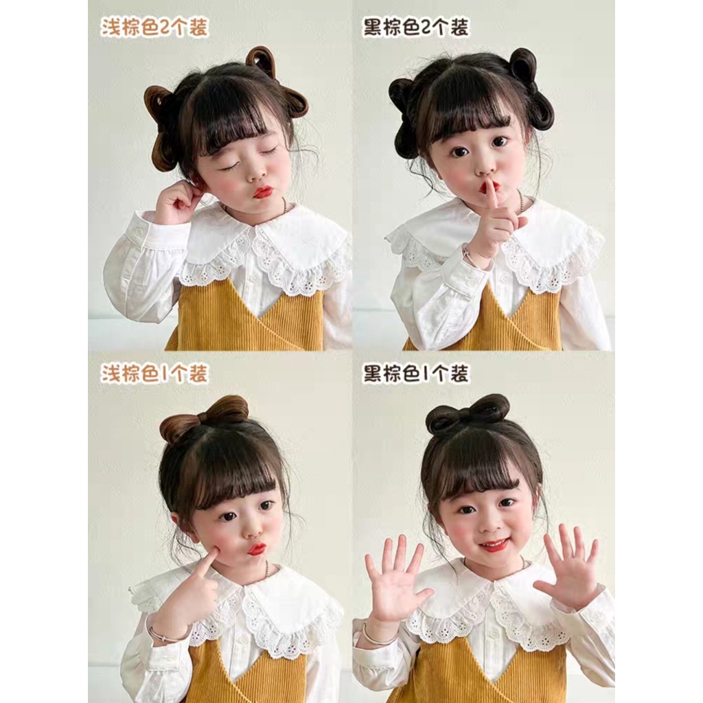 Tóc Giả Nơ Kẹp Dễ Thương Cho Bé Gái MyBaby