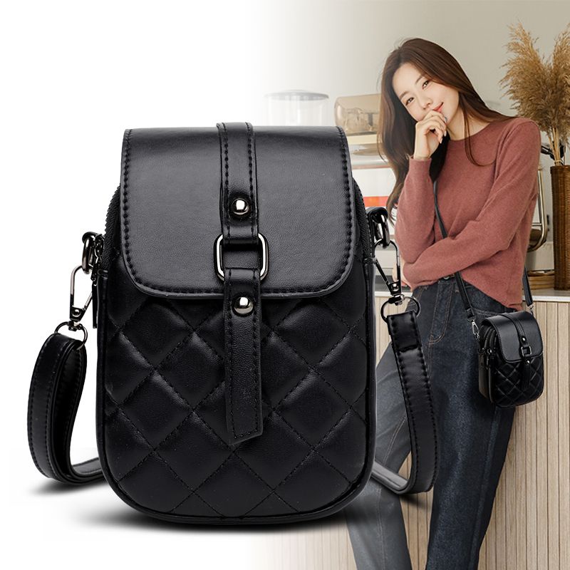 Túi Đeo Chéo Mini Đựng Điện Thoại Đính Kim Cương Thời Trang Xuân Hè Cho Nữ