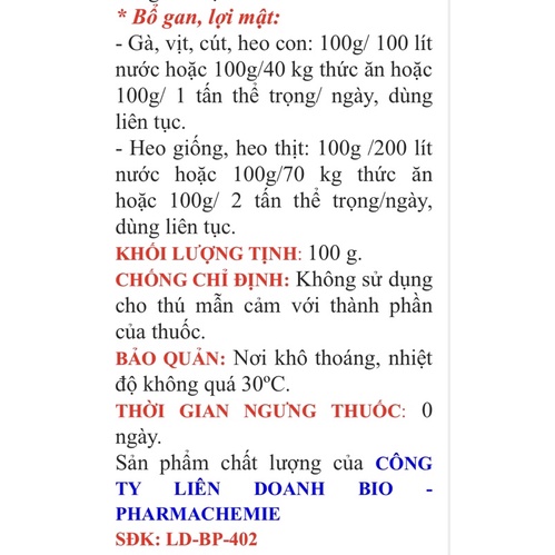 BIO SORBITOL B12 giải độc, mát gan gà, heo, trâu, bò
