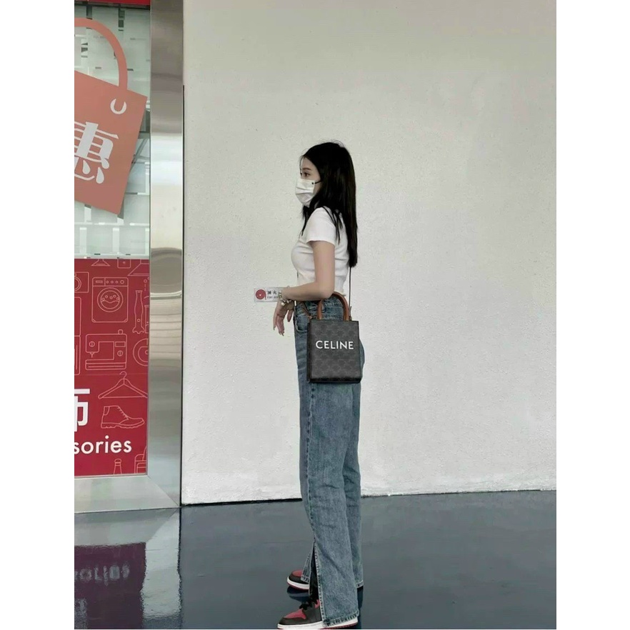 Túi tote đeo chéo có tay cầm sz 18 cực xinh