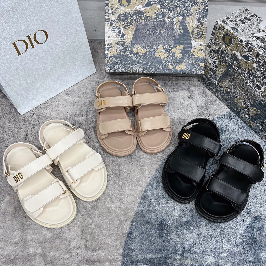 Sandal Nữ Quai Dán Đi Ô Siêu Cấp Full Box
