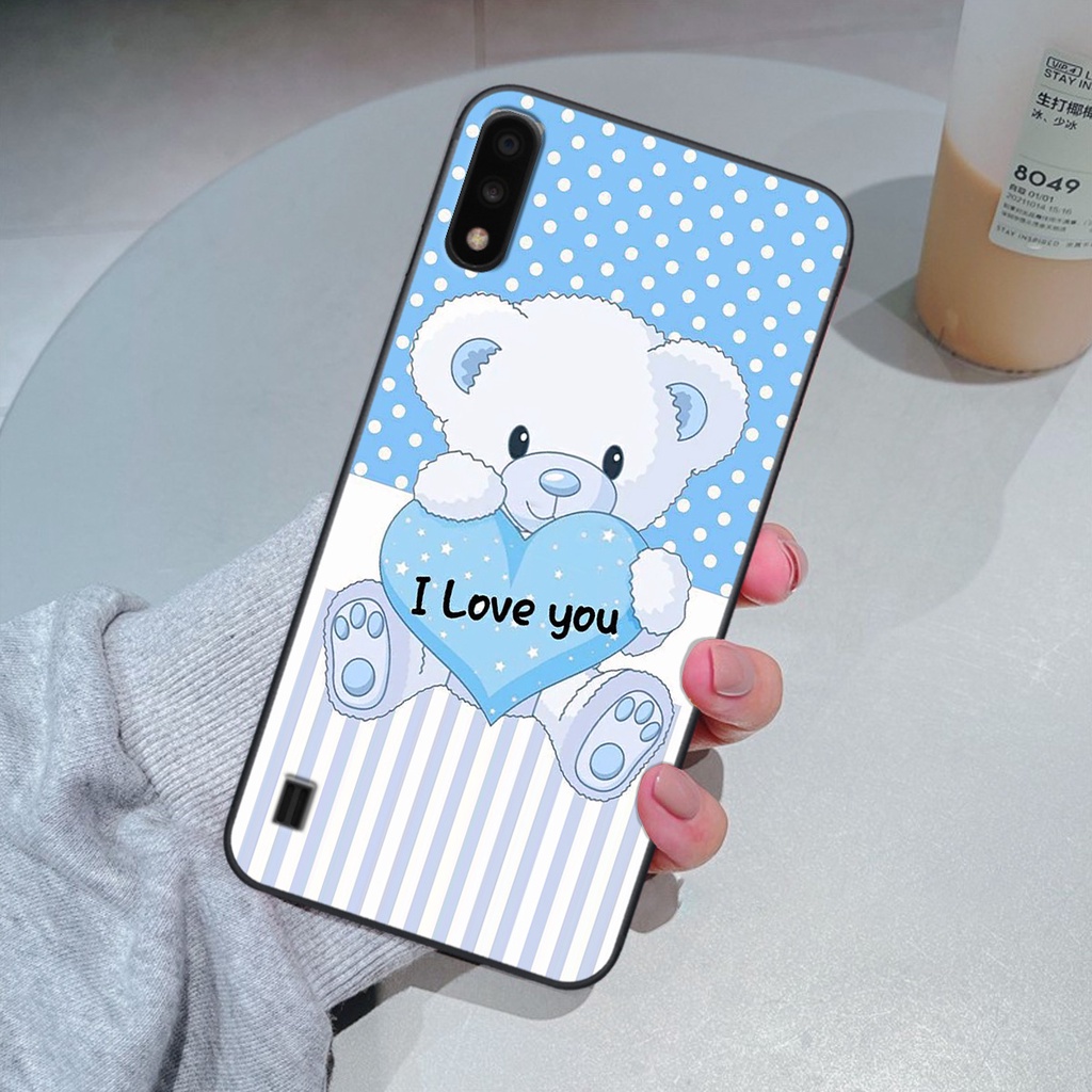 Ốp Samsung A01 / A02 in hình gấu cute dễ thương siêu xinh đáng yêu