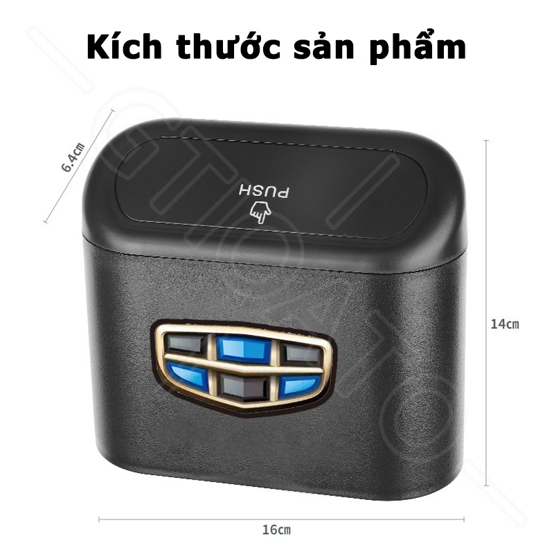 GTIOATO ThùNg ĐựNg RáC Xe HơI TiệN LợI ThùNg RáC TrêN Xe Ô Tô ThùNg RáC Oto Mini ĐựNg Đồ Ô Tô Cho Geely Okavango Coolray Emgrand Azkarra