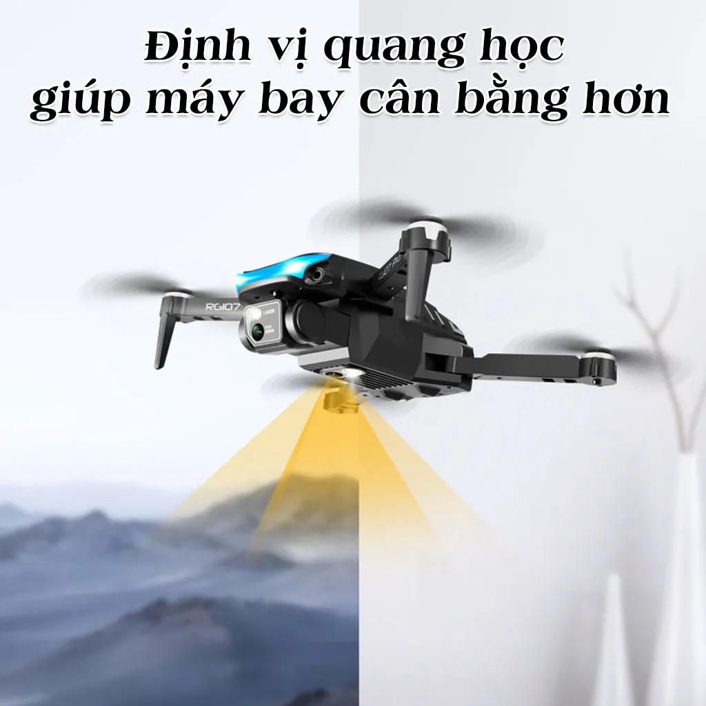 Playcam điều khiển từ xa RG107 / K101 MAX, flycam giá rẻ RG107 có 2 camera 4K có cảm biến chống va chạm, bay xa 2000m | BigBuy360 - bigbuy360.vn