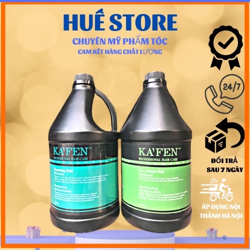 Dầu Gội Xả Can 5L KAFEN Phục Hồi Tóc - Siêu Rẻ, Siêu Mềm Mượt HUẾ STORE [CHÍNH HÃNG]