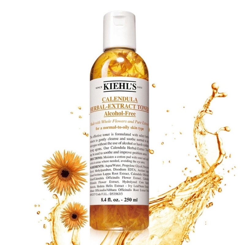 ⭐ Nước hoa hồng Kiehl's Toner Hoa Cúc Calendula Herbal Extract Kiehls 250ml