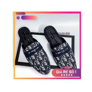 Sục nam DIOR,Giầy Sục hở gót giá rẻ,Sục nam thời trang,Sục đế cao su