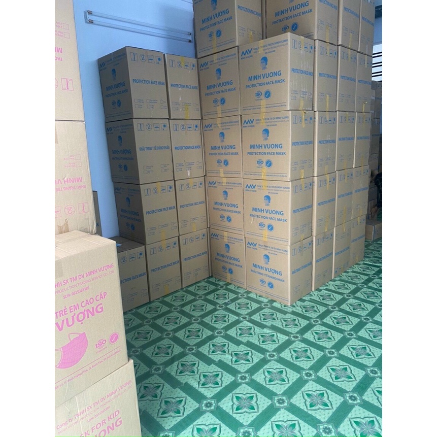 Khẩu trang y tế MINH VƯỢNG - 4 lớp kháng khuẩn hàng chính hãng