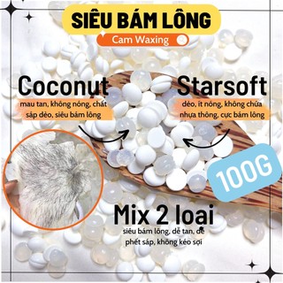 100gr Sáp Wax Lông Nóng Hard Wax Bean Chính Hãng Siêu Bám Lông Triệt Lông