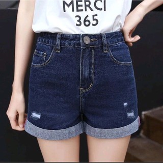 Quần short, Quần Đùi jeans nữ vải co giãn cào nhẹ đễ thương.