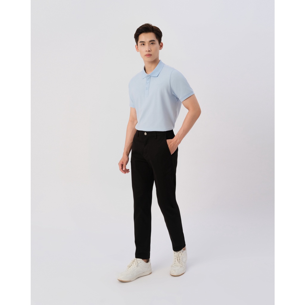 Áo thun Polo nam phối ngang MENFIT 2208015 vải cá sấu Cotton cao cấp, chuẩn form, trẻ trung, nổi bật