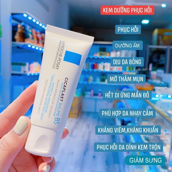 Kem dưỡng La Roche Posay b5 siêu phục hồi da Cicaplast B5 Baume 40ml