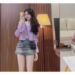 Áo Bèo Trễ Vai Tay Xoè