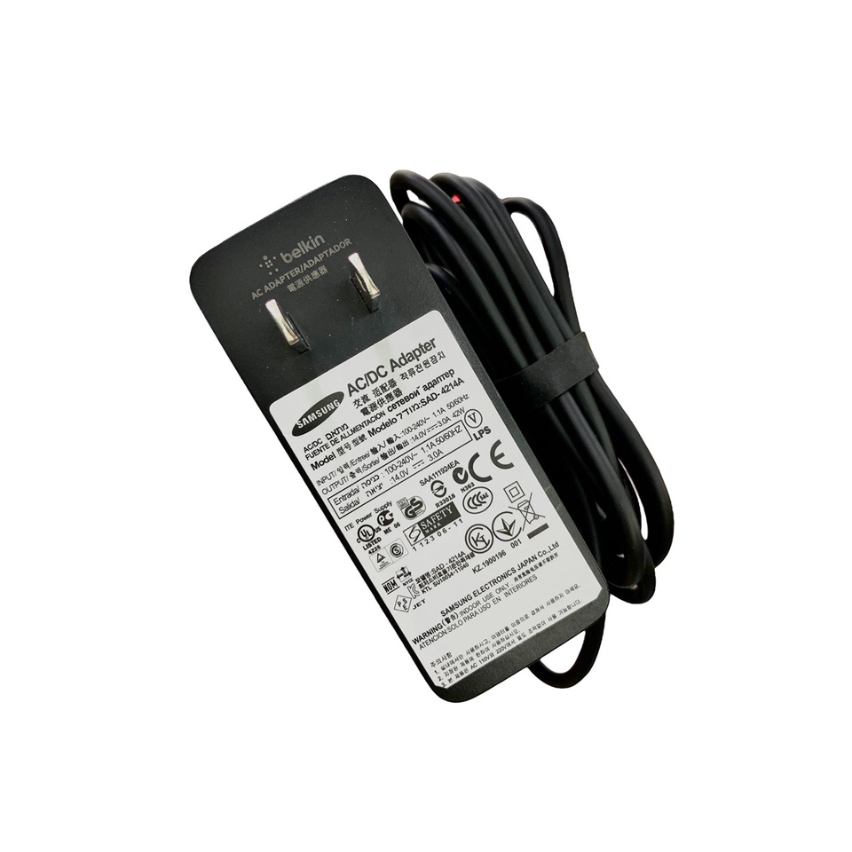 Nguồn Màn Hình 14V-3A Belkin - Adapter Màn Hình máy tính Samsung , Dây Nguồn Liền 1.2M