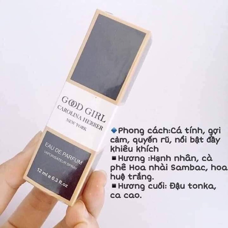 Tinh dầu nước hoa Good Girl Hparfume 12ml
