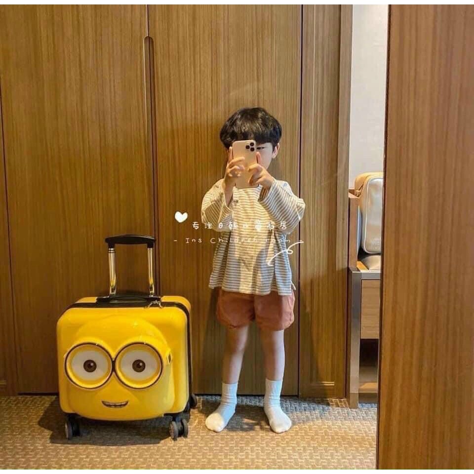 VALI MINION (SIZE TO) CHO BÉ TRAI GÁI ĐỀU ĐẸP (HÀNG CÓ SẴN) LOẠI CAO CẤP