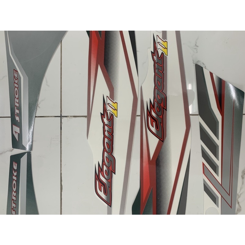 Bộ tem SYM Elegant màu xanh hàng chất lượng cao dành trang trí riêng cho dòng xe này