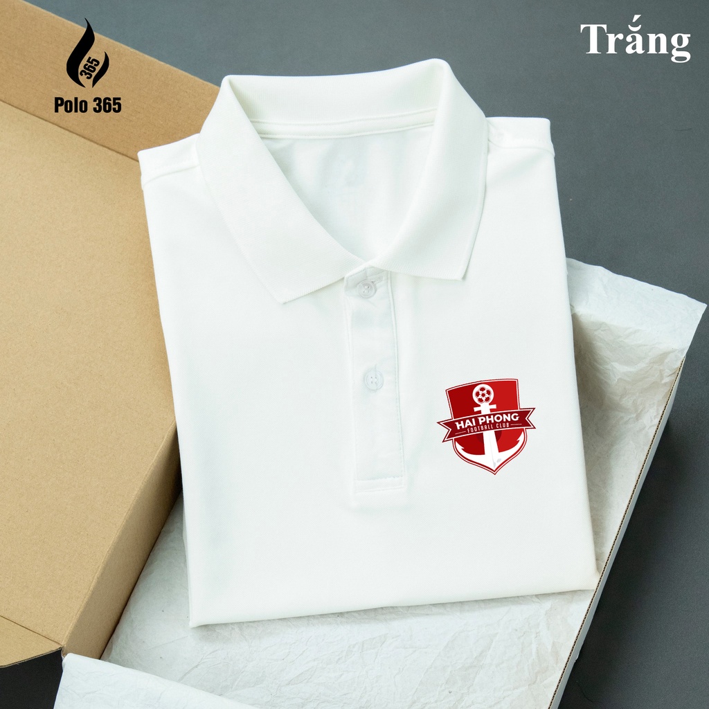 Áo thun polo câu lạc bộ Hải Phòng,Áo Polo CLB V-League - chất liệu cá sấu poly