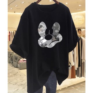 Áo thun phông 3158 nam nữ tay lỡ form to rộng HANOVA in hình mikey chất liệu cotton khô thoáng mát thấm hút mồ hôi