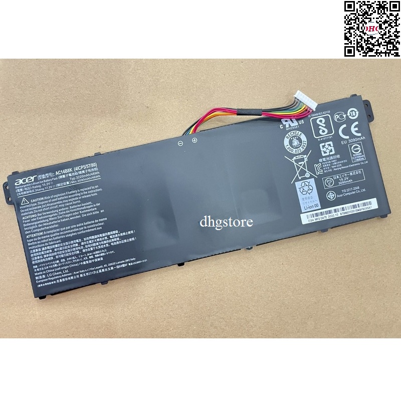 Pin laptop Acer Nitro 5 AN515-41,AN515-42,AN515-51,AN515-52,N17C4,AC14B7K,AC14B8K,48Wh