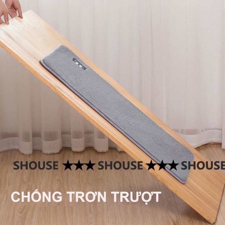 Thảm Lau Chùi Chân Shouse KRS01 thấm hút nước đế cao su chống trơn trượt phòng tắm 3d nhà bếp giá rẻ khách sạn