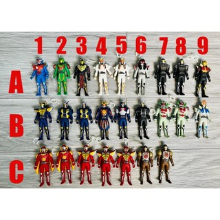 Đồ chơi Sofubi Figure Kamen Rider Gaim Candytoy các loại - Siêu nhân mặt nạ trái cây.