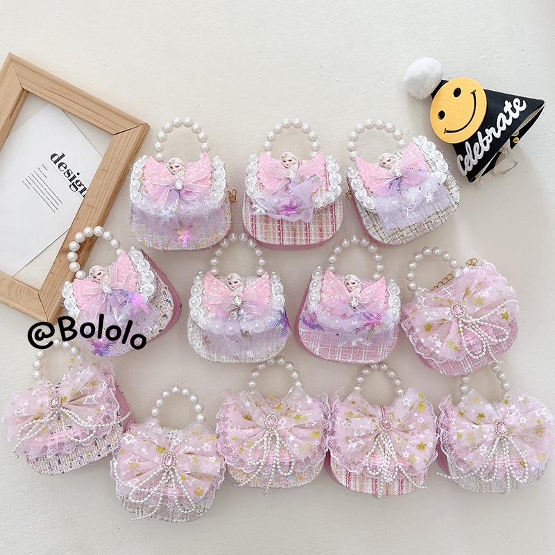 Bololo Túi Đeo Chéo Hình Thỏ mini Phong Cách Hàn Quốc Dễ Phối Đồ Thời Trang Cho Bé Gái