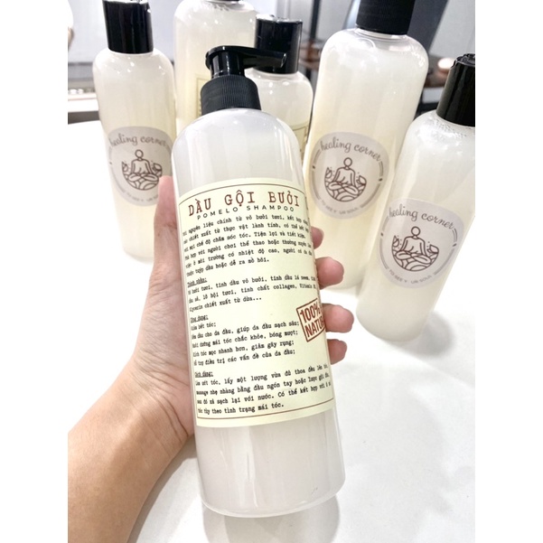 Dầu gội Bưởi giảm bết, gàu, ngứa da đầu - Healing corner