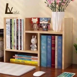 Kệ sách gỗ để bàn lắp ghép đa năng mini