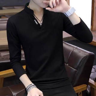 ÁO THUN NAM CỔ TRỤ V TAY DÀI MẶC ĐI CHƠI CHỐNG NẮNG HIỆU QUẢ CAO CẤP HÀN QUỐC THỜI TRANG TRẺ LAISO