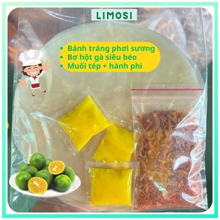 Bánh tráng phơi sương bơ Tây Ninh combo giá sỉ bánh tráng dẻo tôm phơi sương cuộn muối tỏi cuốn sốt me bơ