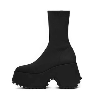 GIÀY BOOT CHUNKY PLATFROM <sẵn > bản nhung