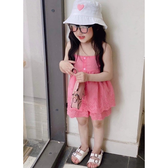 Set Áo Quần 3 Màu Siêu Xinh Cho Bé Diện Hè