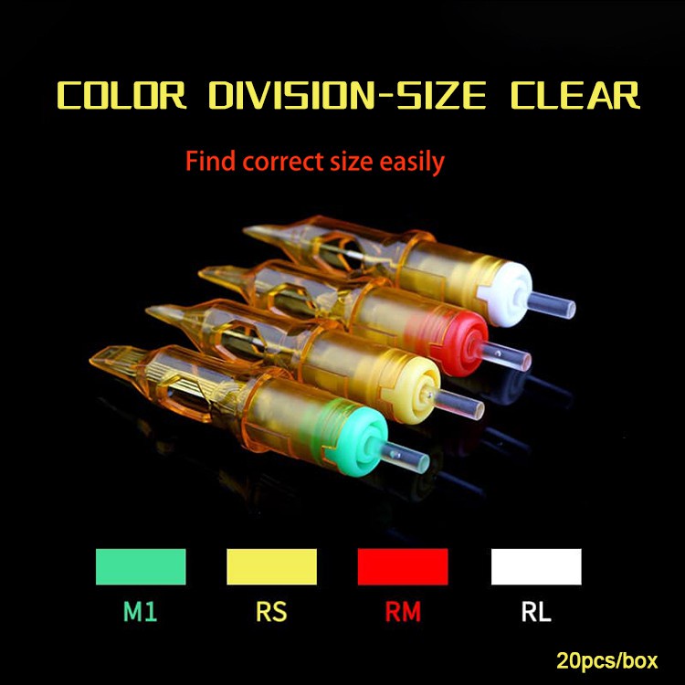 Kim xăm máy Pen bán lẻ các size 1RL, 3RL, 5M1, 7M1, 15M1 kim pen vàng thế hệ 2