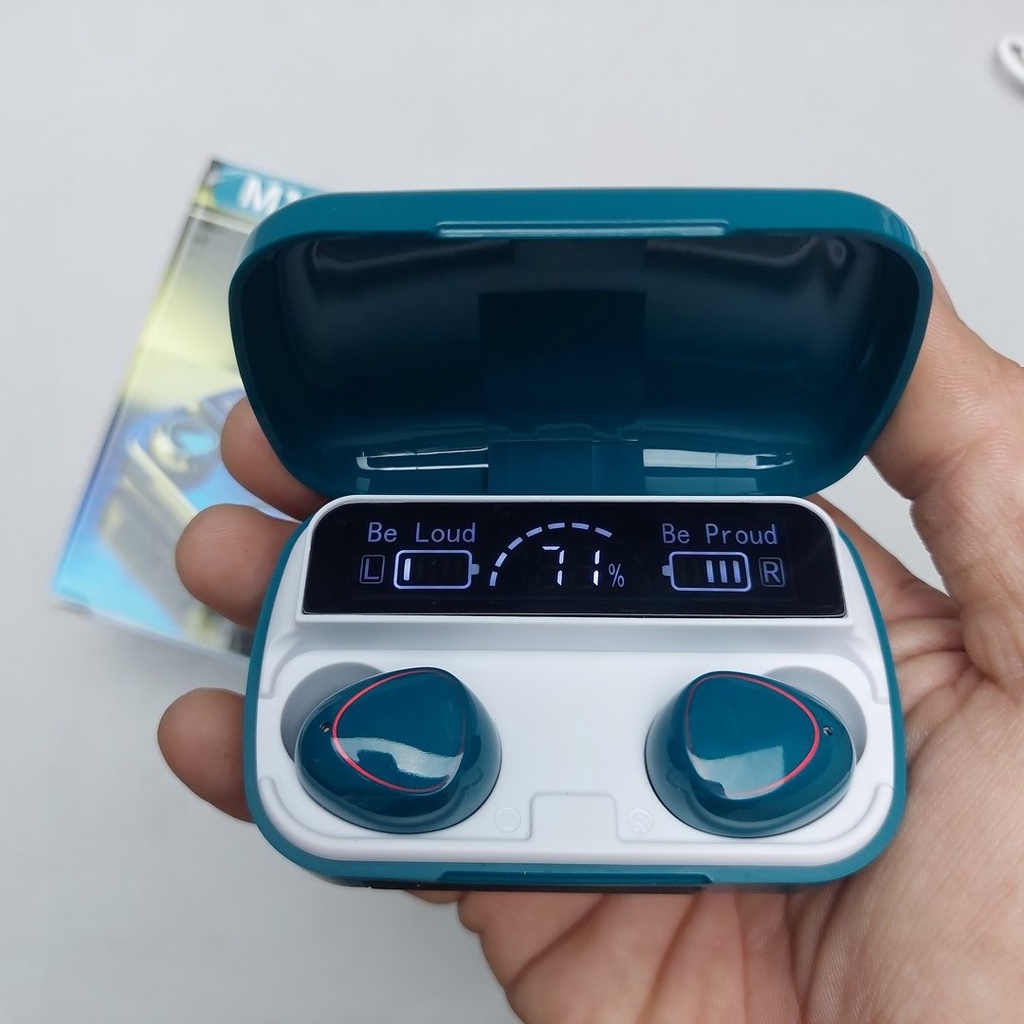 Tai Nghe Bluetooth M10 Pro, Phiên Bản Nâng Cấp Pin Trâu, Chạm Cảm Ứng, BH 12 Tháng