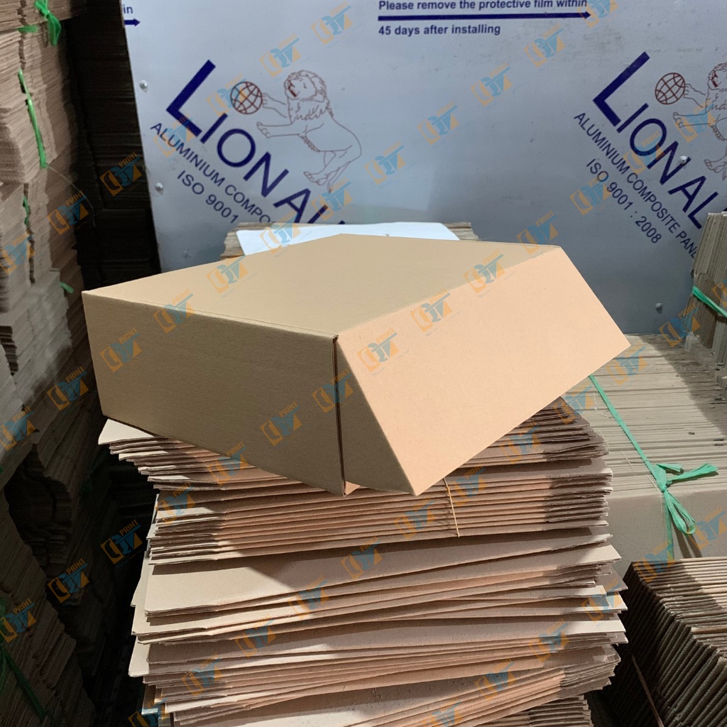 Thùng Carton Nắp Gài 30x25x10 Đóng Gói Quần Áo Mũ - B40