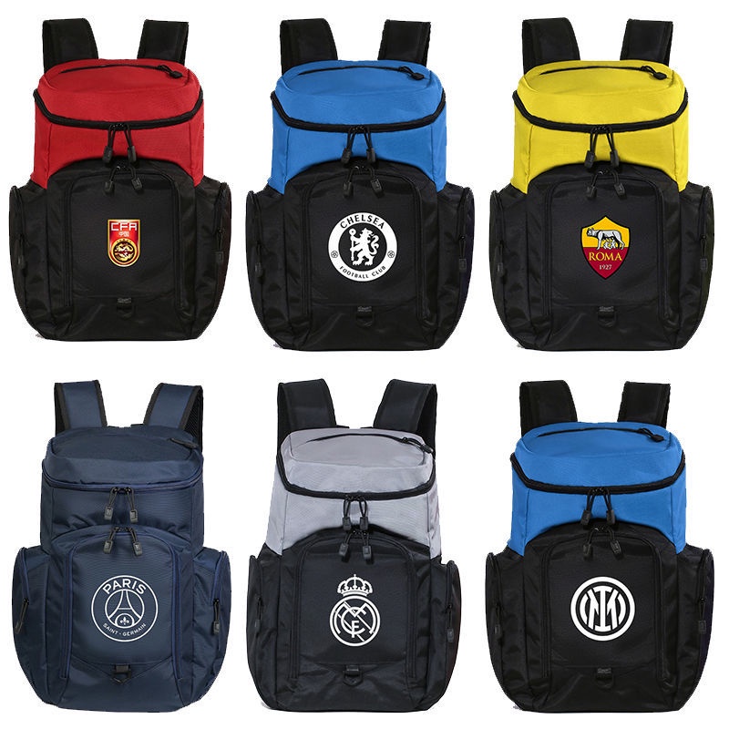✴ ✺₪Ba lô thể thao bóng đá Champions League Juventus Manchester United Chelsea AC Milan Real Madrid Ba lô sinh viên Manc