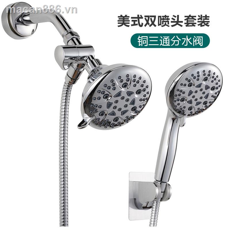 Van Chuyển Đổi Vòi Hoa Sen Bằng Kim Loại Mạ Điện Màu Đen Nhám Kiểu Chữ T Mỹ