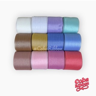 5 mét - Ruy băng voan xước ánh kim tuyến cỡ 60mm (Tone nhạt 1/2)