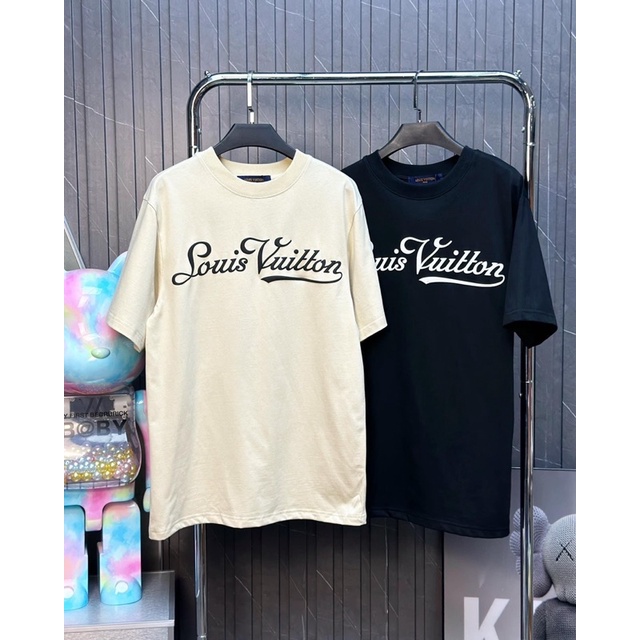 Áo thun louis Mickey full tag mác zip, áo phông Lv mickey